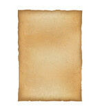 Fototapeta  - Ancient Paper, Parchment Scroll, realistic vector illustration
