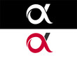 Alpha letter logo. alpha vector. alpha icon