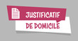 Logo justificatif de domicile.