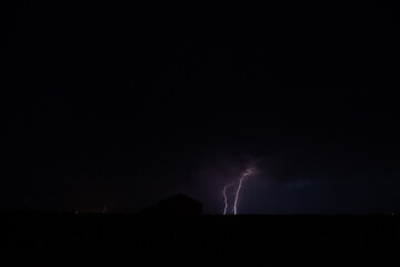 Poster - Lightning at Night