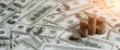 © Naiyana - Money and Inflation Icon Ideas for the FED to consider raising interest rates. World Economy and Inflation Control US dollar inflation and global inflation.