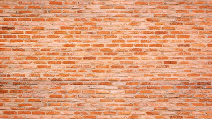 Wall Mural - close-up photos of old red brick texture details background. paint brickwork wall and copy space.