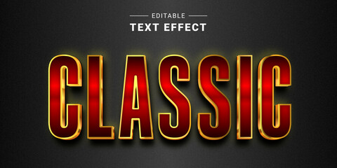 Poster - Amazing Editable 3D Text Effect. Shiny Graphic Style