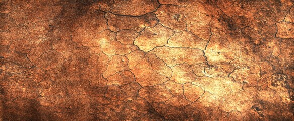 Poster - black old wall cracked concrete background, abstract black texture, vintage old background