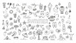 © Ovaculart - Summer icon in doodle style. Vector hand drawn Sketch illustration
