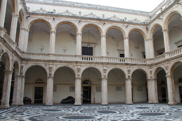 Wall Mural - baroque (?) palace (università), actual university, in catania in sicily (italy)