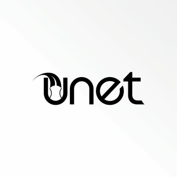 Unique and simple letter or word U font with tennis ball in speed or move image graphic icon logo design abstract concept vector stock. Can be used as a symbol of sport or initial