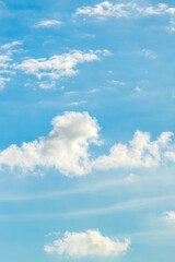 Wall Mural - blue sky and white clouds or cloudscape.