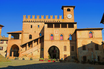 Wall Mural - Podesta's Palace,Castell'Arquato, Italy