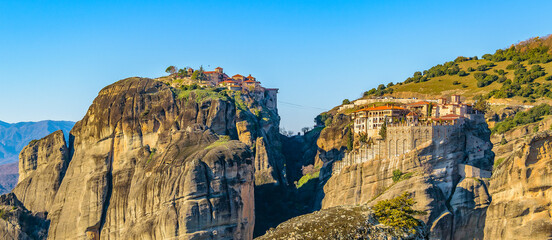 Wall Mural - Meteora Monasteries, Tesalia, Greece