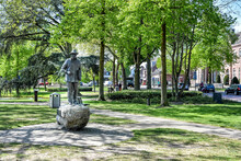 Statue Of Vincent Van Gogh In Nuenen.