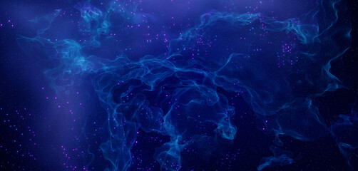 Wall Mural - science fiction fantasy in high resolution ideal for wallpaper blue background