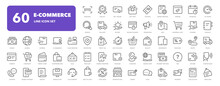 E-Commerce Line Icons. Editable Stroke. Pixel Perfect.