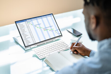 Poster - Digital Gantt Project Control Software