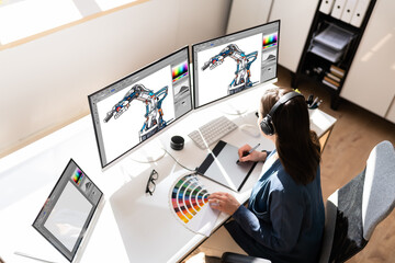 Aufkleber - Graphic Web Designer Artist