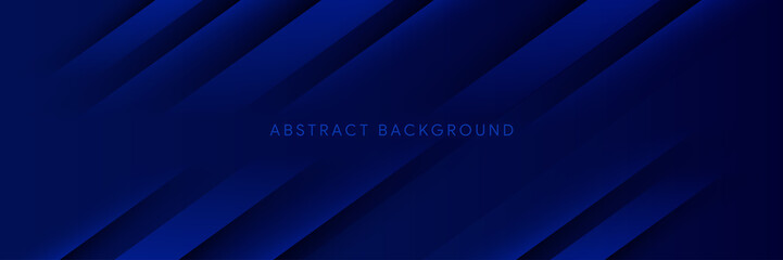 Poster - Bright blue dynamic abstract soft shadow diagonal lines business presentation banner sale event night party vector background