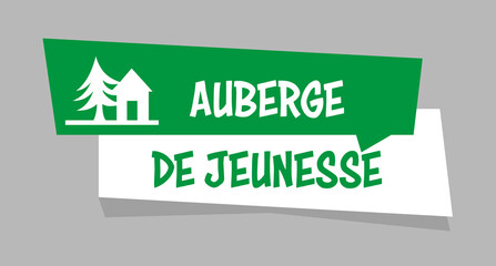 Poster - Logo auberge de jeunesse.