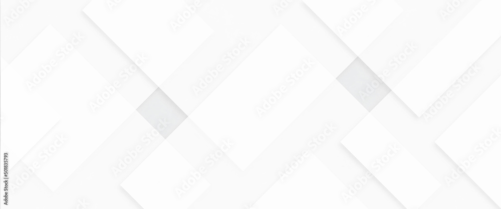 Abstract white background with diamond and triangle shapes layered in ...