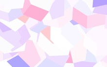 Light Pink, Yellow Vector Pattern With Colorful Hexagons.