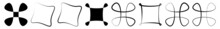 Abstract Geometric Symbol, Icon Vector Graphics, Illustration
