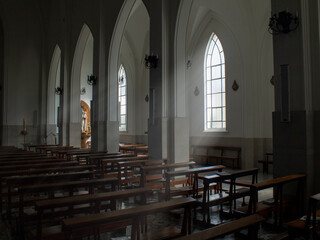 Poster - Catholic church interior