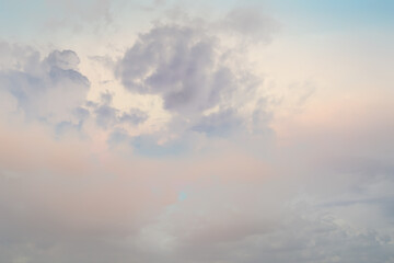 Wall Mural - abstract sky blurred background, summer nature aerial sky view