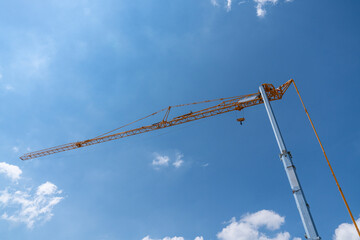 Aufkleber - Remotely controlled unmanned construction crane