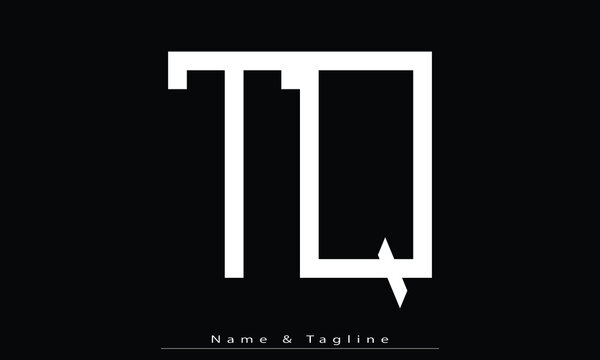 Alphabet letters Initials Monogram logo TQ , QT