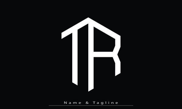 Alphabet letters Initials Monogram logo TR , RT