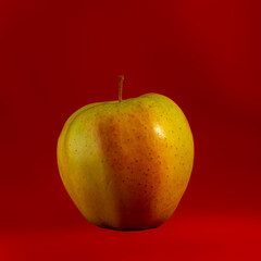 Wall Mural - a yellow apple