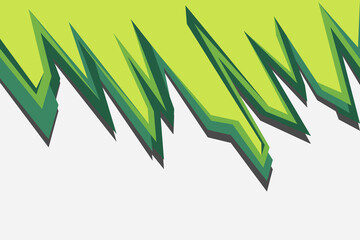 Poster - abstract background with sharp and zigzag line pattern