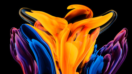 Wall Mural - Modern color design background, Gradient colorful abstract background, luxury abstract  concept,