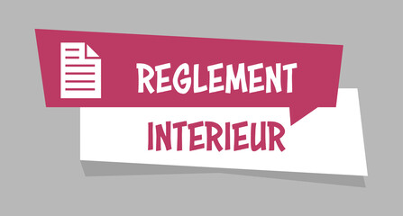 Poster - Logo règlement intérieur.