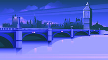 Big Ben And Westminster Bridge