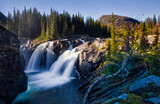 Fototapeta Most - Rjukandefossen Waterfall in Tuv, Hemsedal, Norway