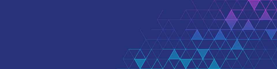 Poster - Abstract geometric background with triangle shape pattern