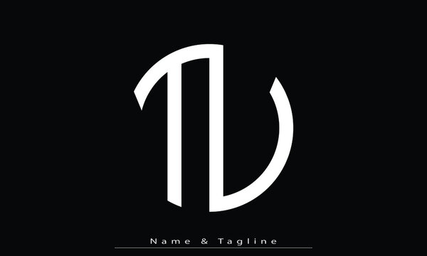 Alphabet letters Initials Monogram logo TU , UT