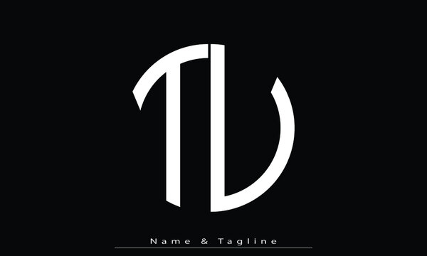 Alphabet letters Initials Monogram logo TU , UT