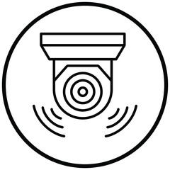 CCTV Camera Icon Style