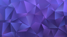 Gradient Low Poly Vector Background In Very Peri, Color Of The Year
