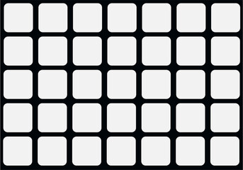 Sticker - abstract background made of white cubes