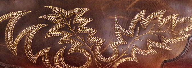 Western (cowboy) boot stitching 