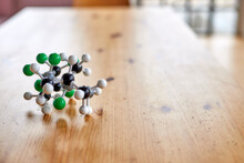 Molecular Structure On Table At Home