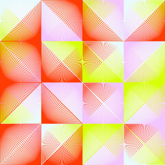 Fototapete - Abstract Monochrome Vector Graphics With Digital Transition Effect Inspired by Brutalist Style