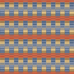 Poster - Brick abstract pattern. A vector of identical rectangles.