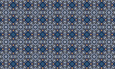 Islamic pattern. Seamless geometric line background in arabian style. Tribal ethnic ornament, arabic, indian decor.