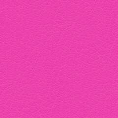 Wall Mural - Leather surface dyed in bright pink color. Fashion feminine background. Seamless pattern. 