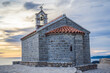 © galitskaya - The Church of St. Sava in Montenegro, near the island of Sveti Stefan near Budwa. Location: church St. Sava, Montenegro, Balkans, Adriatic sea, Europe