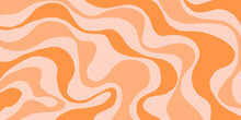 Cool Groovy Liquid Background Vector Design. Trendy Y2k Backdrop Textute. Funky Retro Wallpaper.