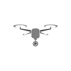 Wall Mural - Drone icon logo design illustration vector